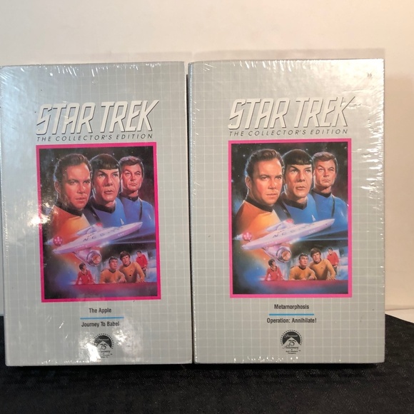 Star Trek Other - Set of 2 New! Sealed Star Trek VHS Tapes